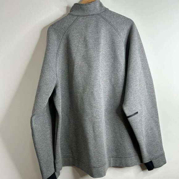 Mercedes-Benz USA Collection Jacket Mens 2XL Gray Full Zip Mock Neck Sweatshirt - Picture 7 of 11
